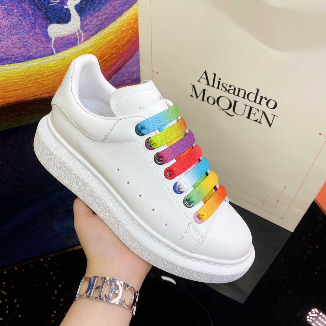 Alexander Mcqueen Rainbow Lace Oversized Sneaker - DopestKickz