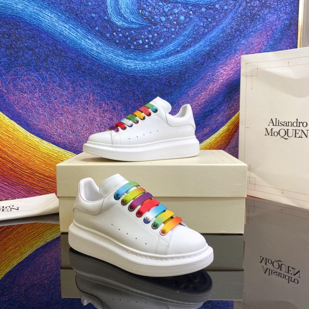Alexander Mcqueen Rainbow Lace Oversized Sneaker - DopestKickz