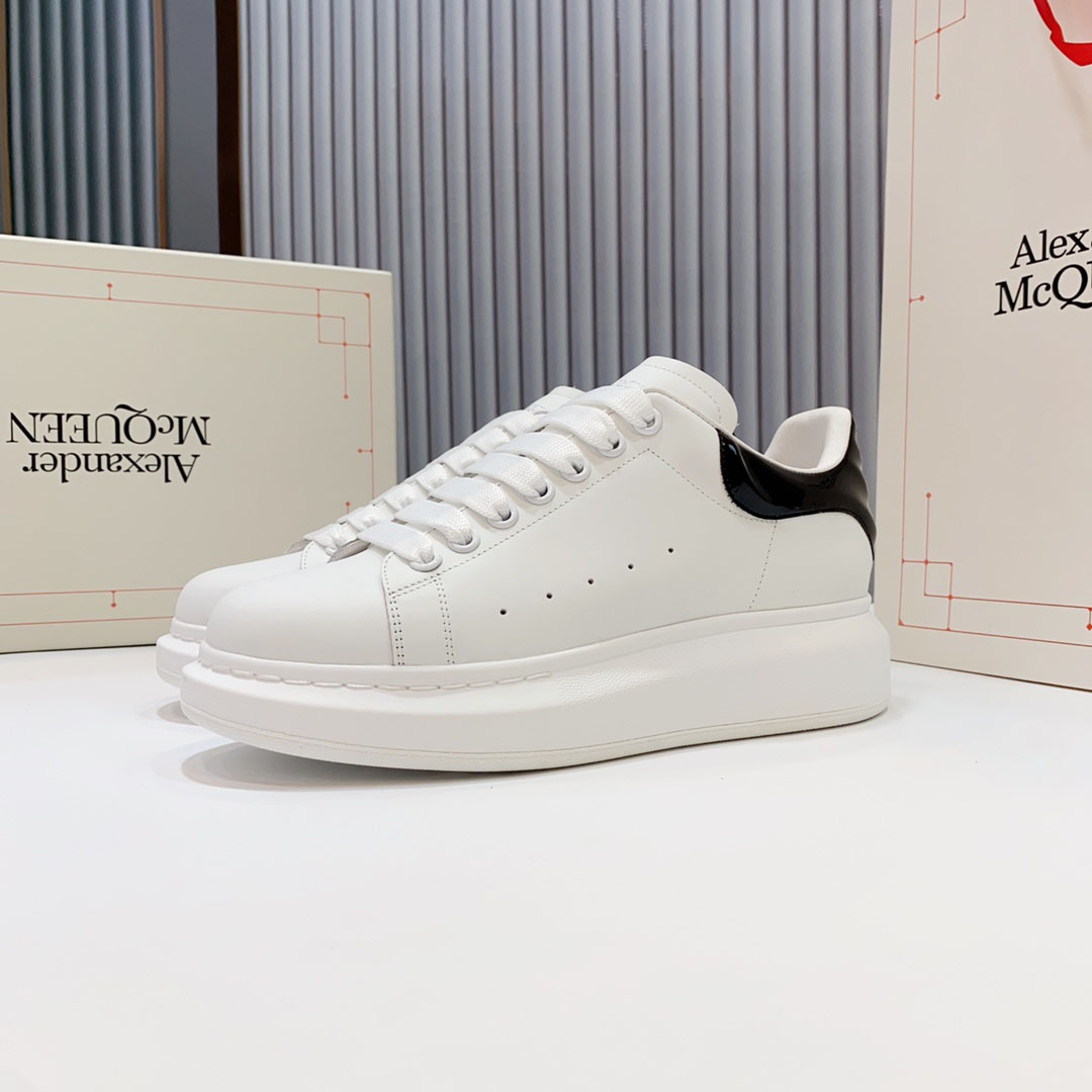 Alexander McQueen Oversized Sneaker  'White Black' - DopestKickz