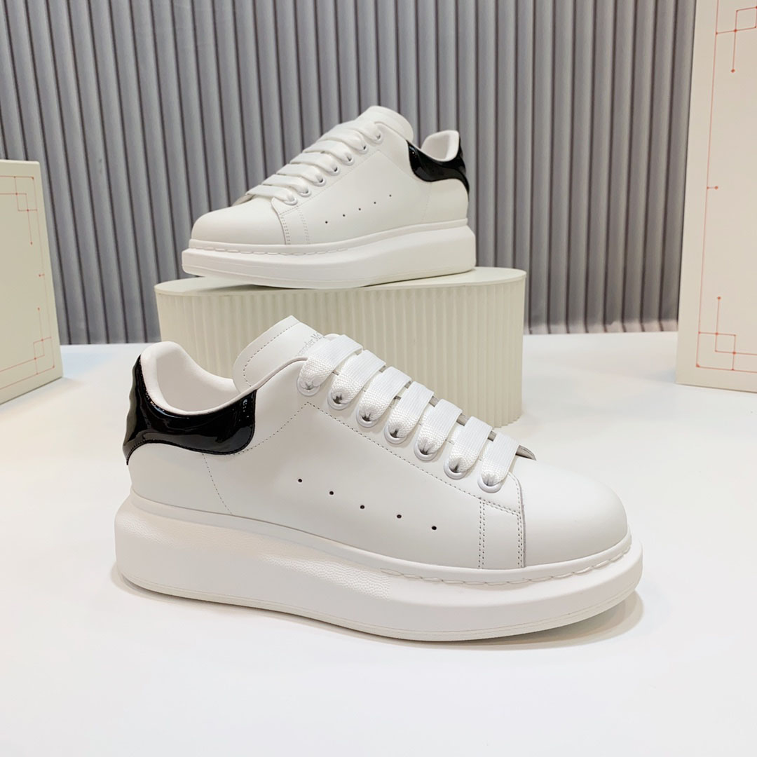 Alexander McQueen Oversized Sneaker  'White Black' - DopestKickz