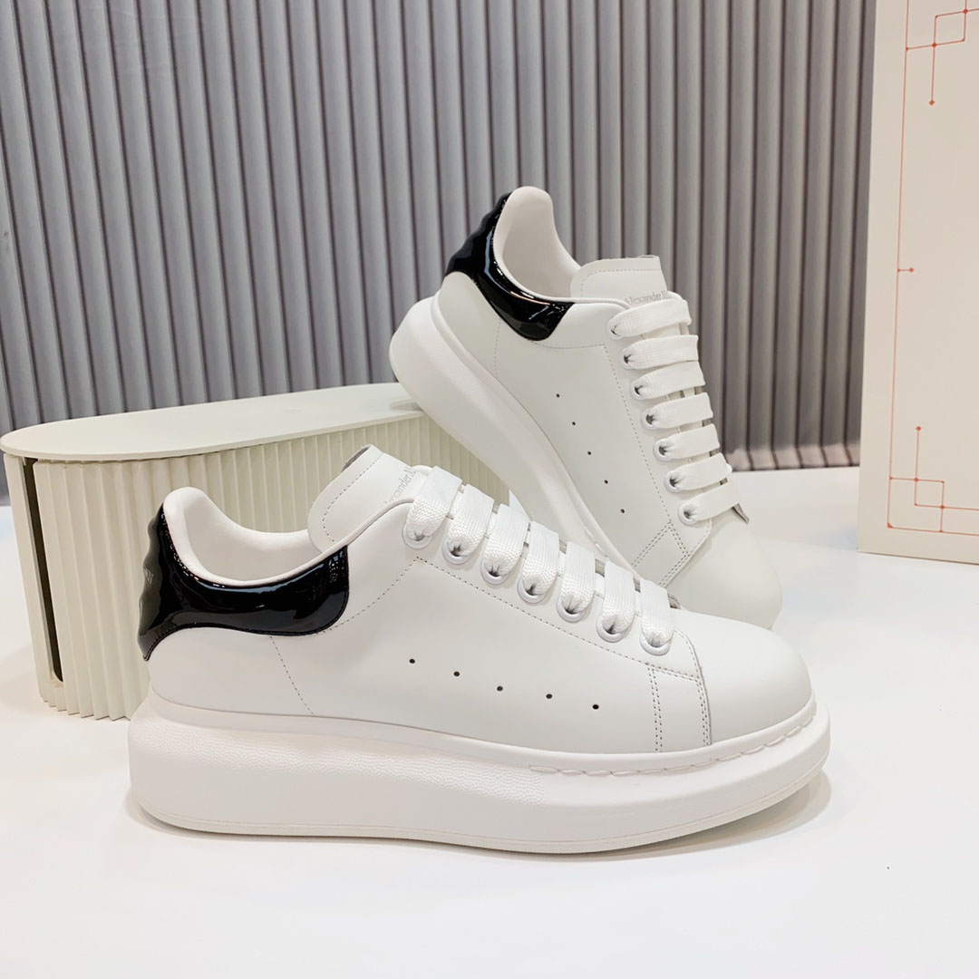 Alexander McQueen Oversized Sneaker  'White Black' - DopestKickz