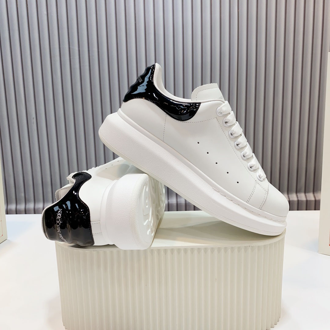 Alexander McQueen Oversized Sneaker  'White Black' - DopestKickz