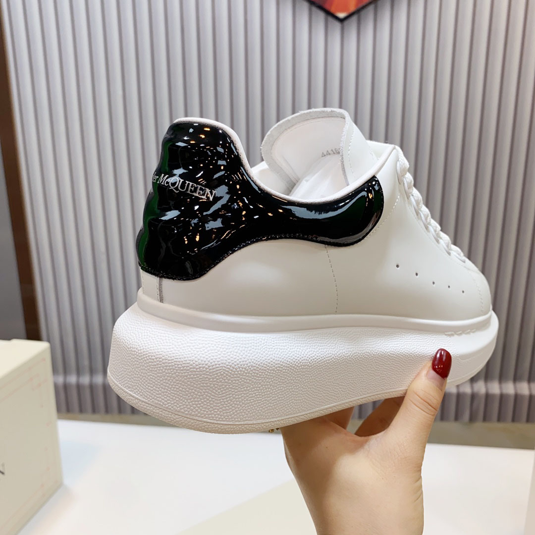 Alexander McQueen Oversized Sneaker  'White Black' - DopestKickz