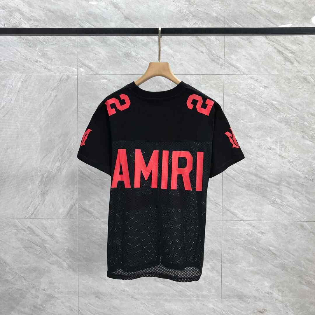 AMIRI Black & Red '22' T-Shirt - DopestKickz