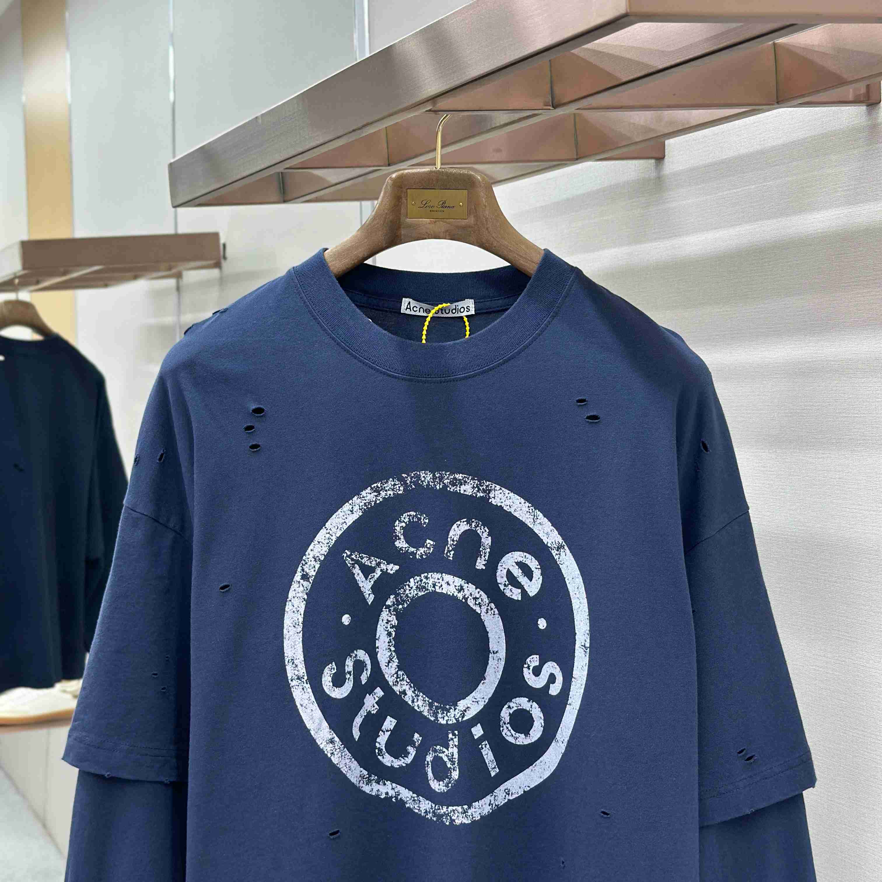 Acne Studios  Layered Logo T-shirt - DopestKickz