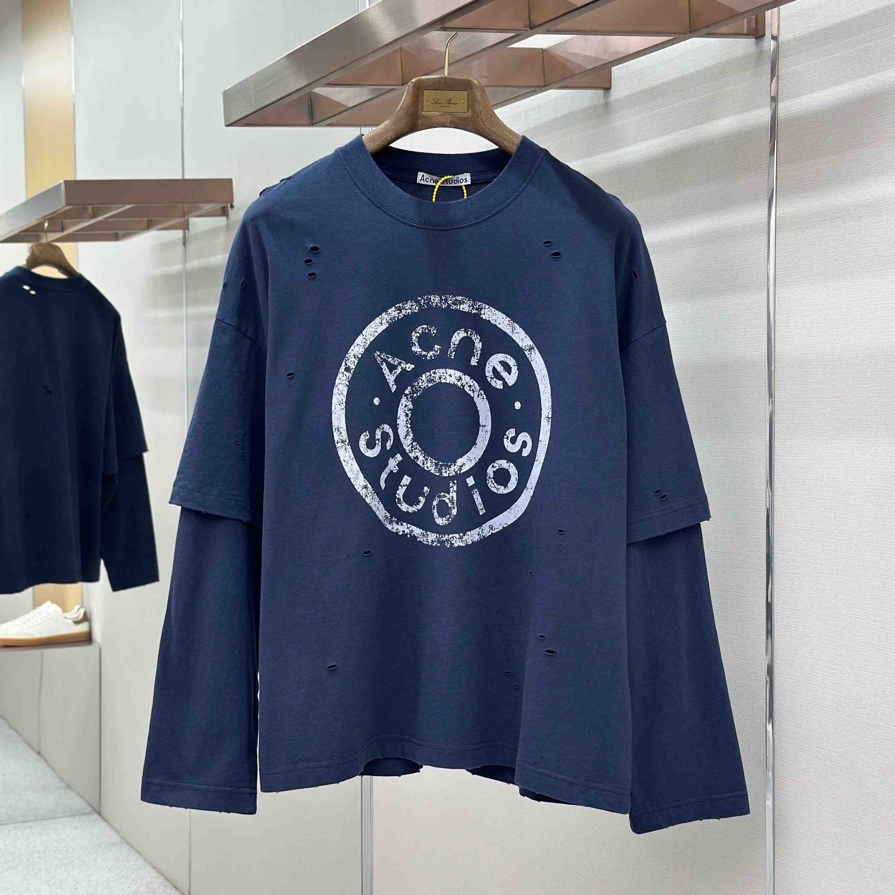 Acne Studios  Layered Logo T-shirt - DopestKickz