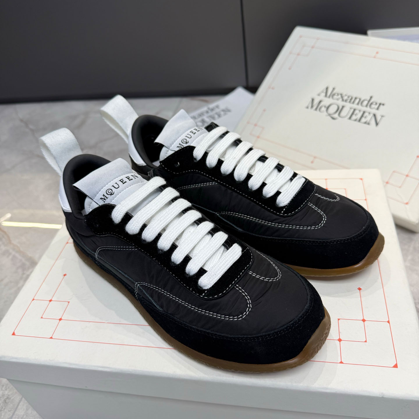 Alexander McQueen  EC1 Sneaker In Black - DopestKickz