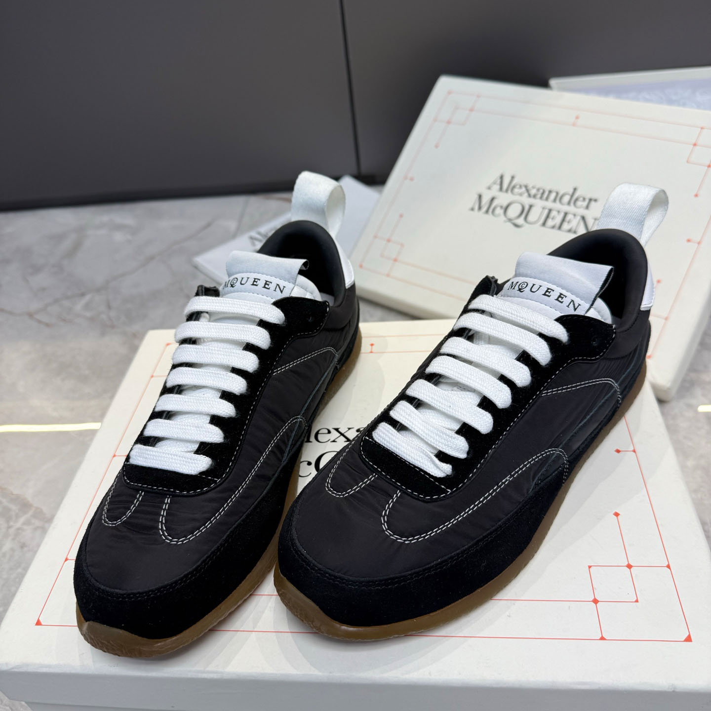 Alexander McQueen  EC1 Sneaker In Black - DopestKickz