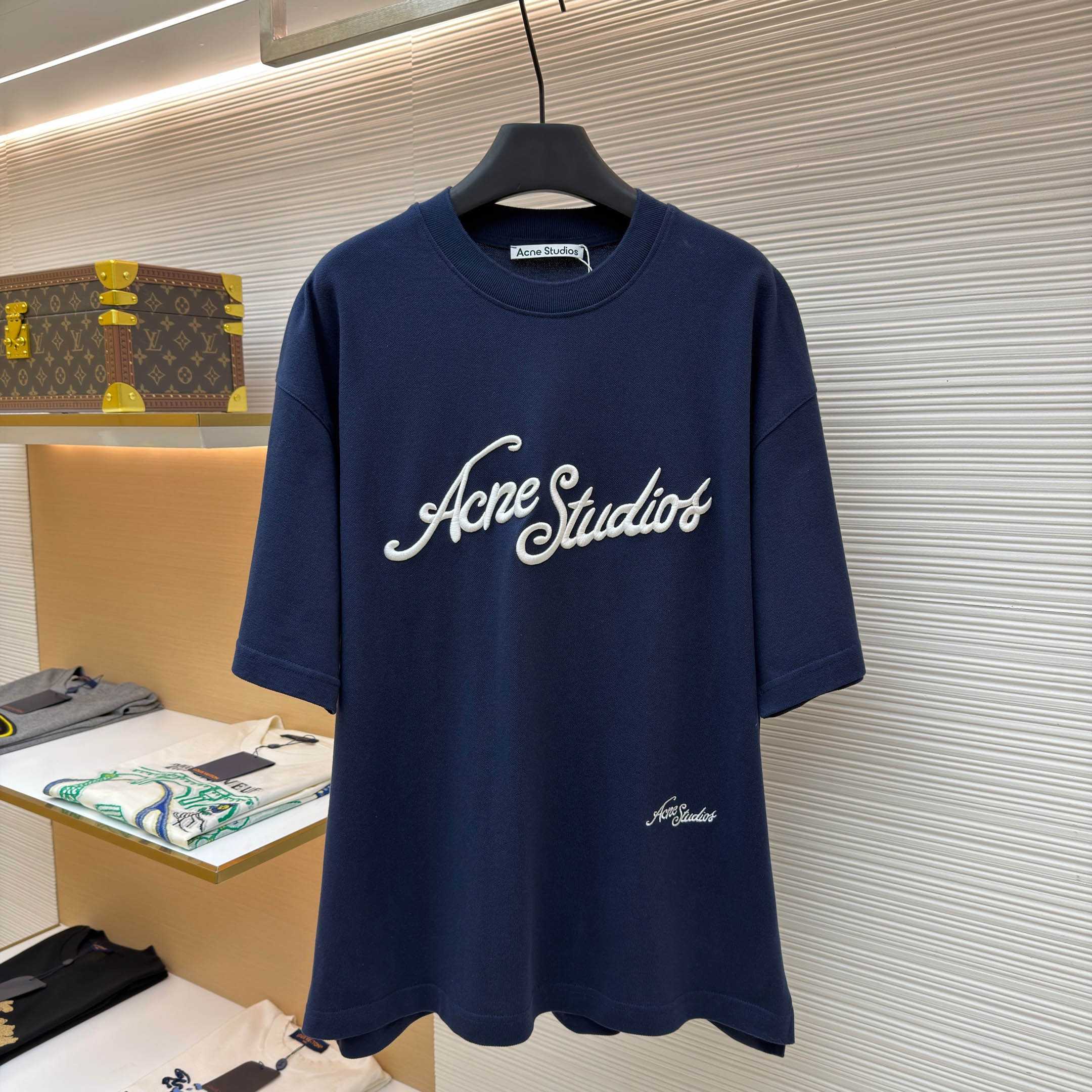 Acne Studios  Embroidered Logo T-shirt - DopestKickz