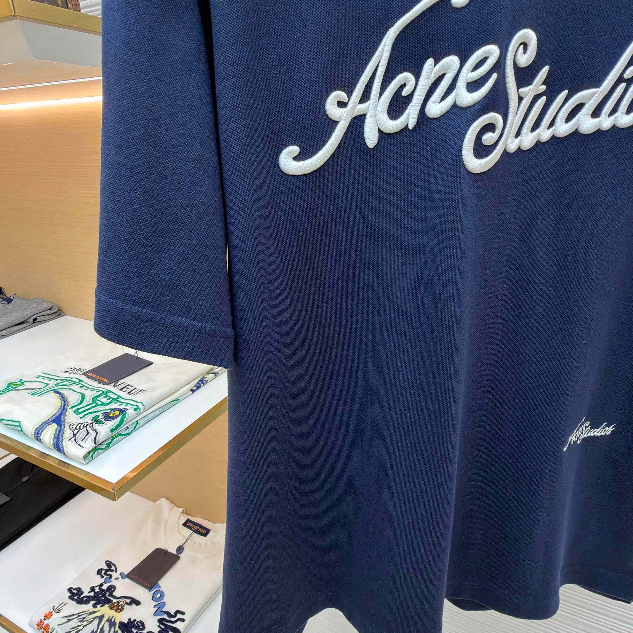 Acne Studios  Embroidered Logo T-shirt - DopestKickz