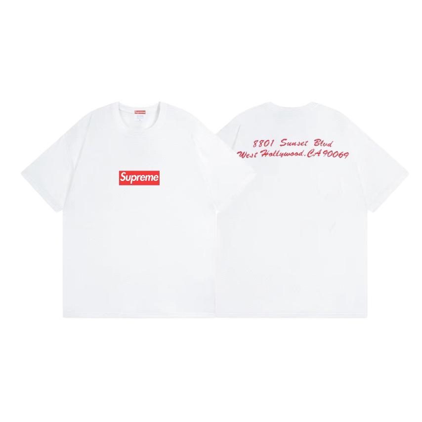Supreme LA Box Logo Tee 'White' - DopestKickz