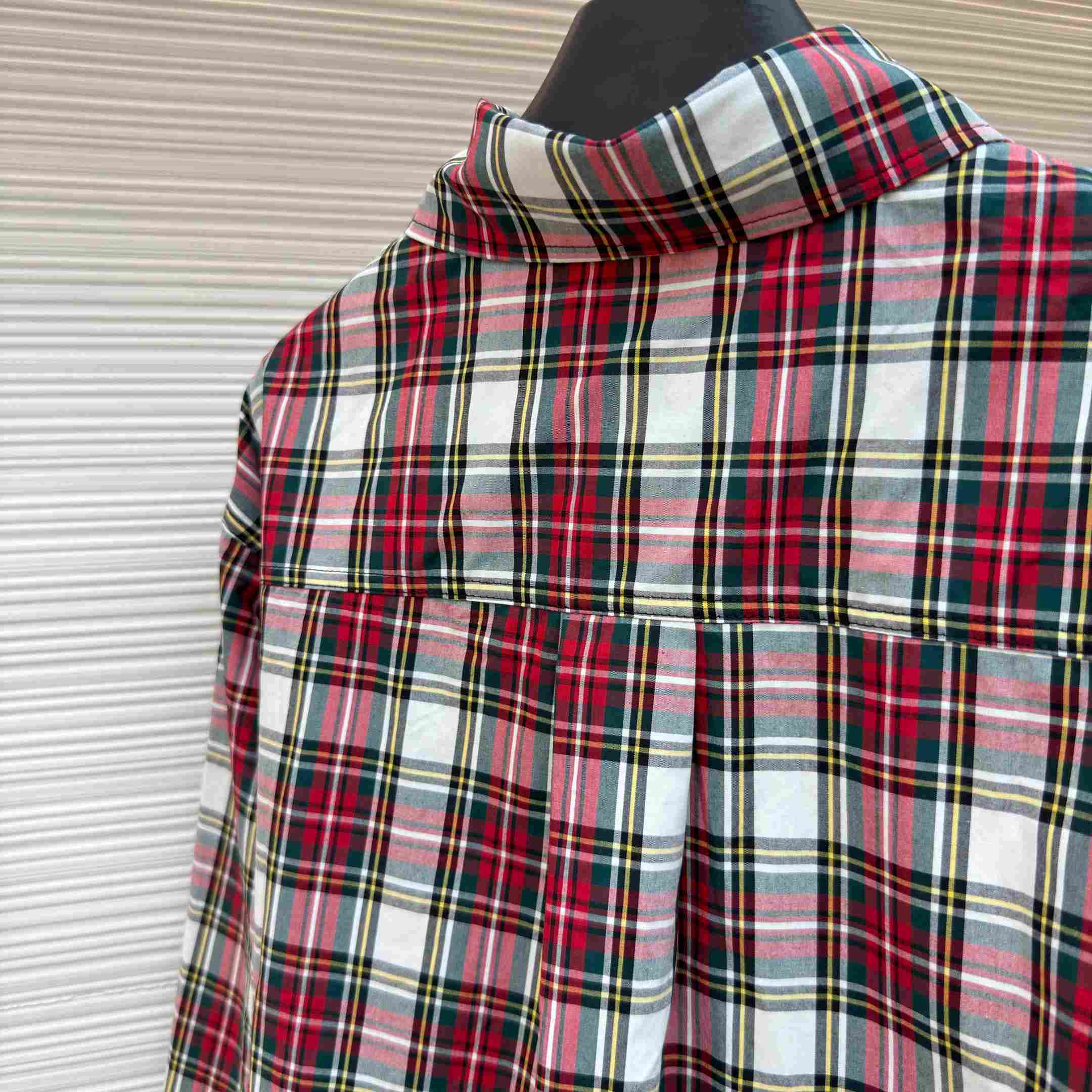 Celine Shirt In Tartan Cotton - DopestKickz