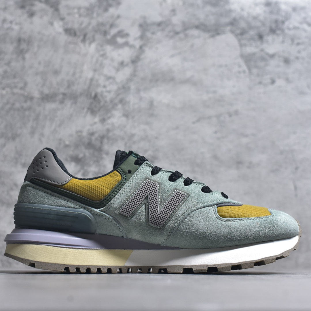 Stone Island x New Balance 574 Legacy 'Light Green' - DopestKickz