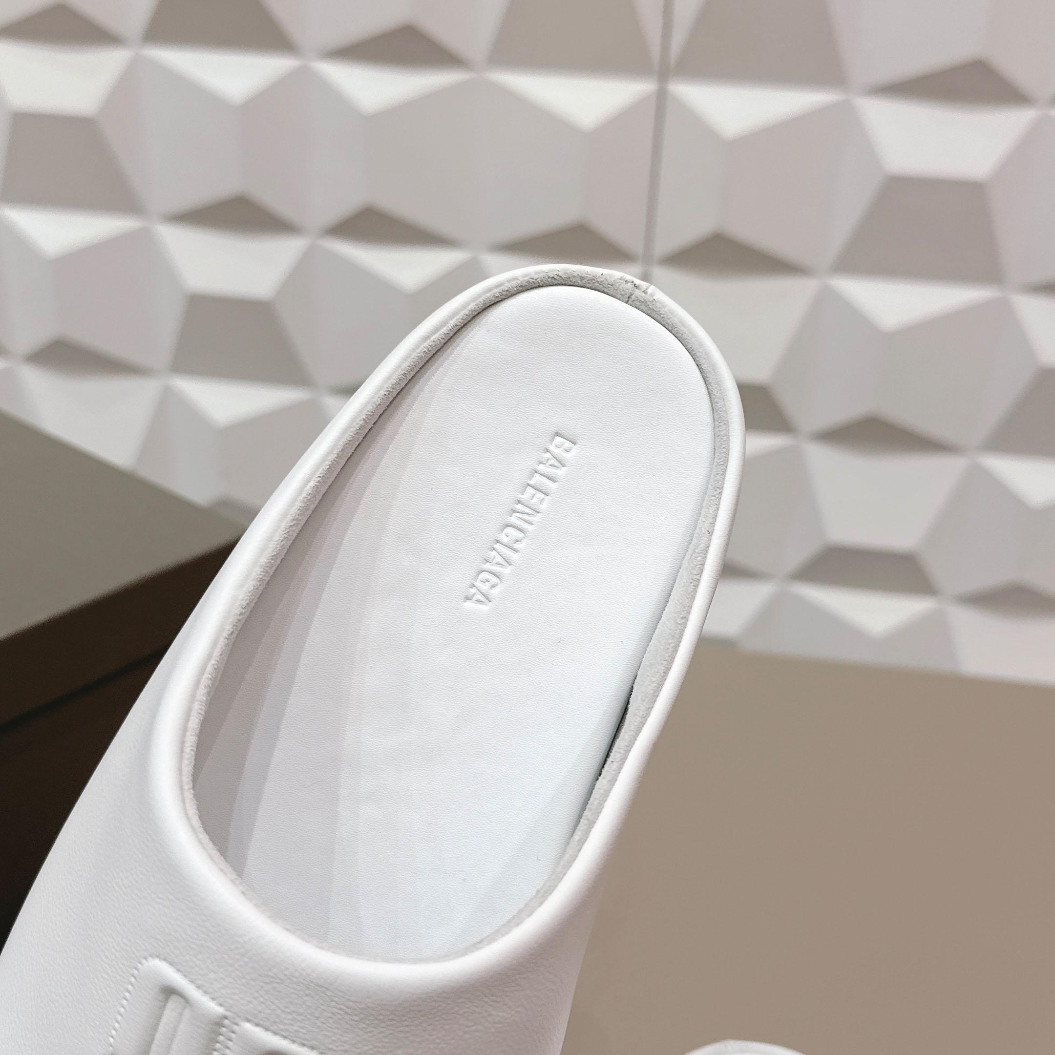 Balenciaga Château Flat Mules - DopestKickz