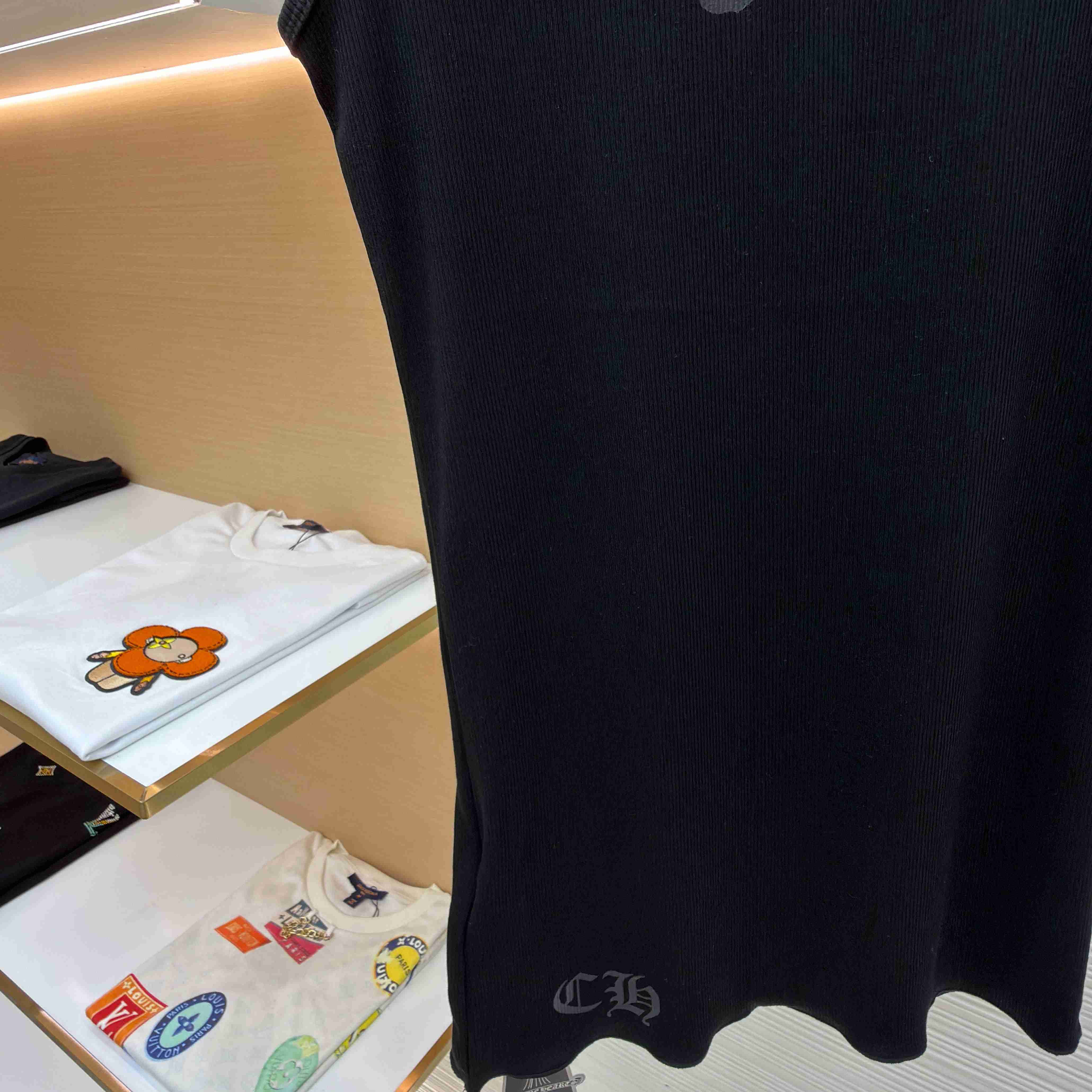 Chrome Hearts Black Deadly Doll Rib Tank Top - DopestKickz