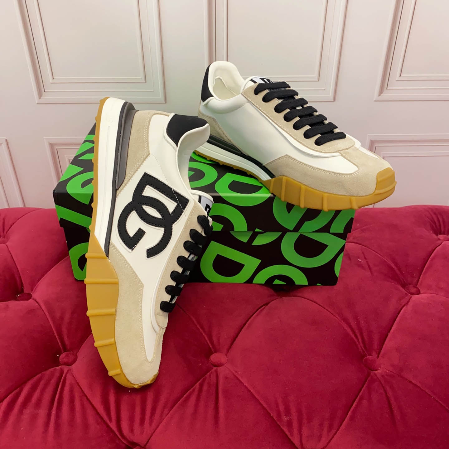 Dolce & Gabbana Athletic Fabric Sneakers - DopestKickz