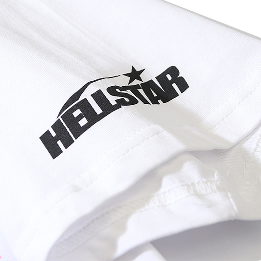 Hellstar Breaking News T-Shirt 'White' - DopestKickz