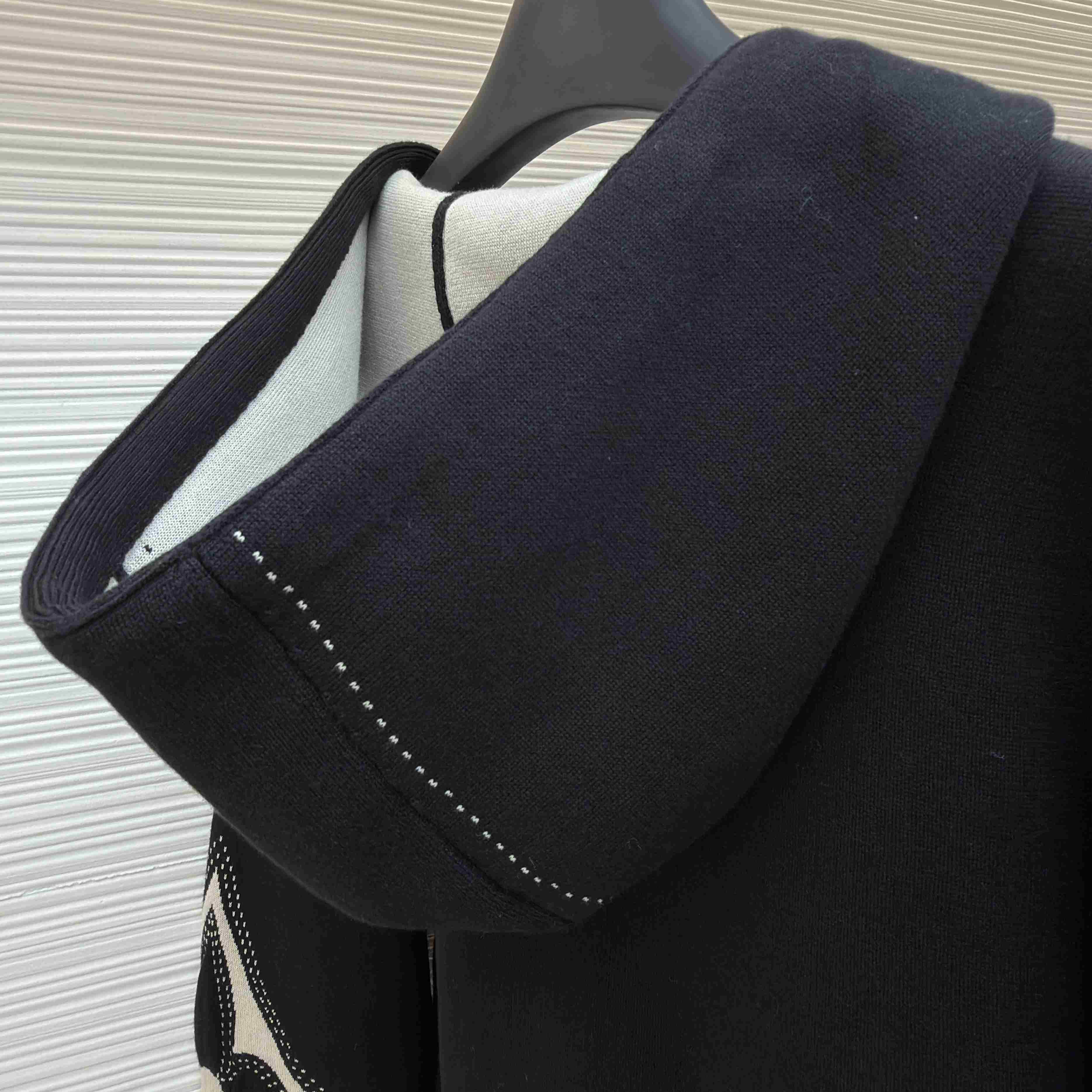 Louis Vuitton Graphic Intarsia Zipped Cotton Hoodie  - DopestKickz