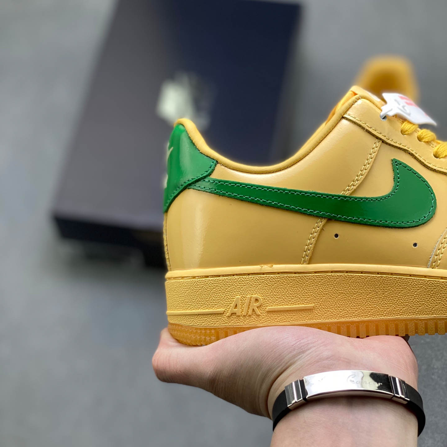 Nike Air Force 1 Topaz Gold And Light Laser Orange  IO4489-700 - DopestKickz