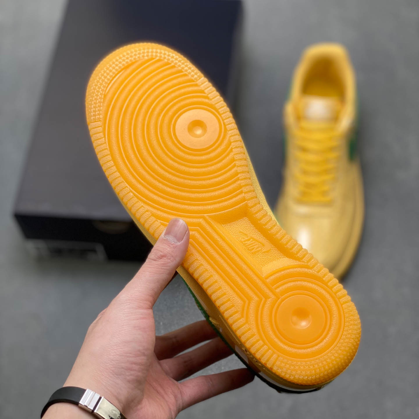 Nike Air Force 1 Topaz Gold And Light Laser Orange  IO4489-700 - DopestKickz