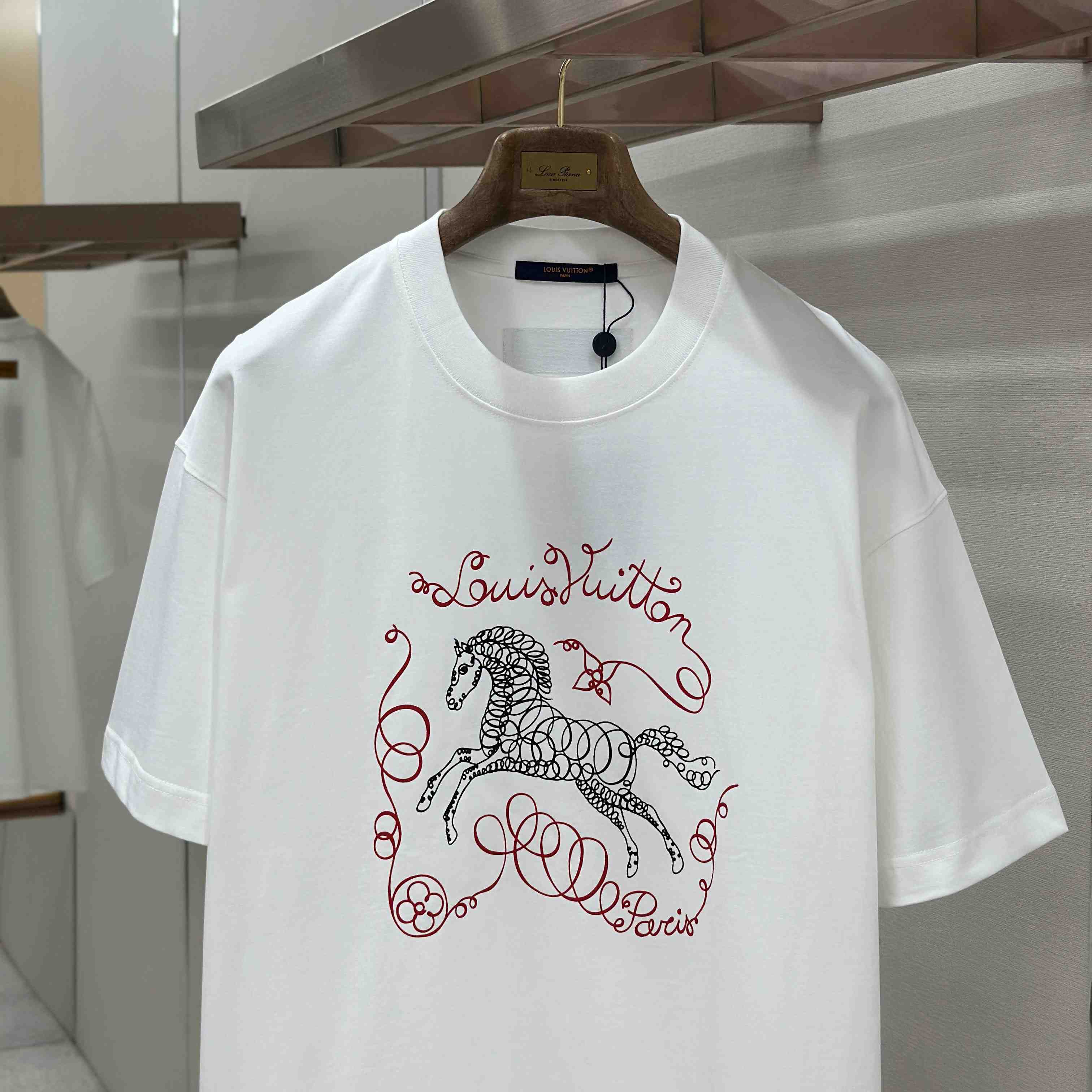 Louis Vuitton Horse Print T-Shirt - DopestKickz