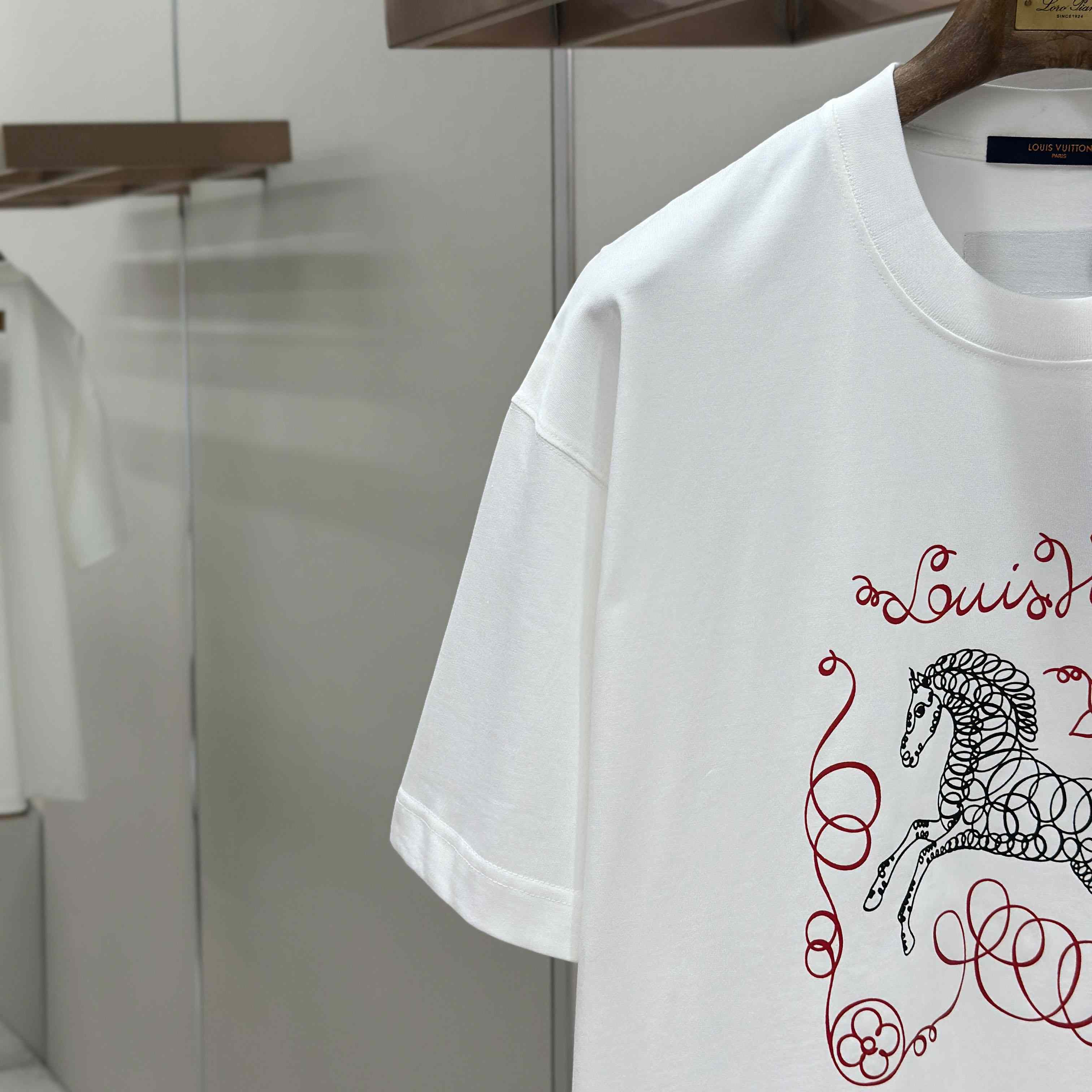 Louis Vuitton Horse Print T-Shirt - DopestKickz