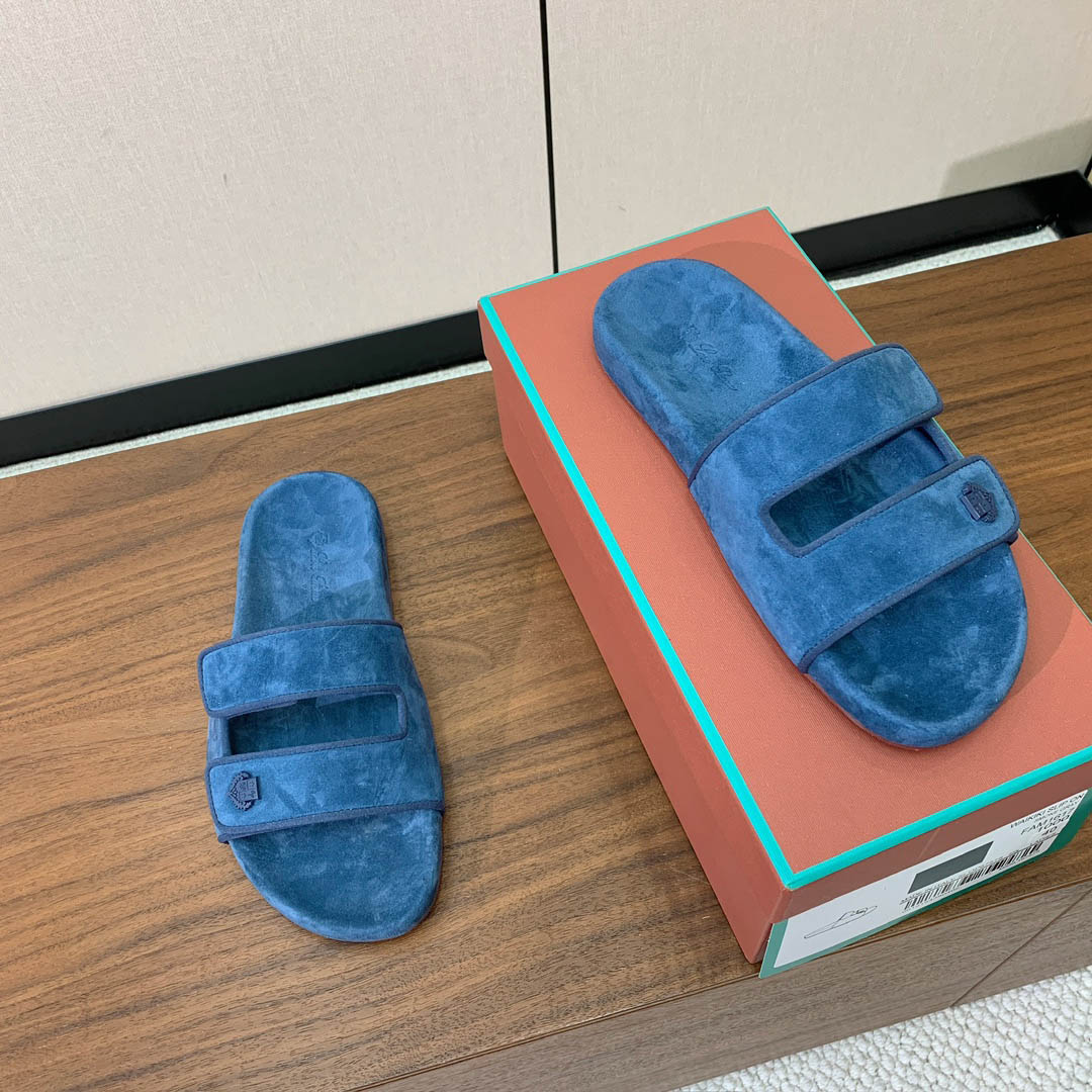 Loro Piana Waikiki Slide Sandal - DopestKickz