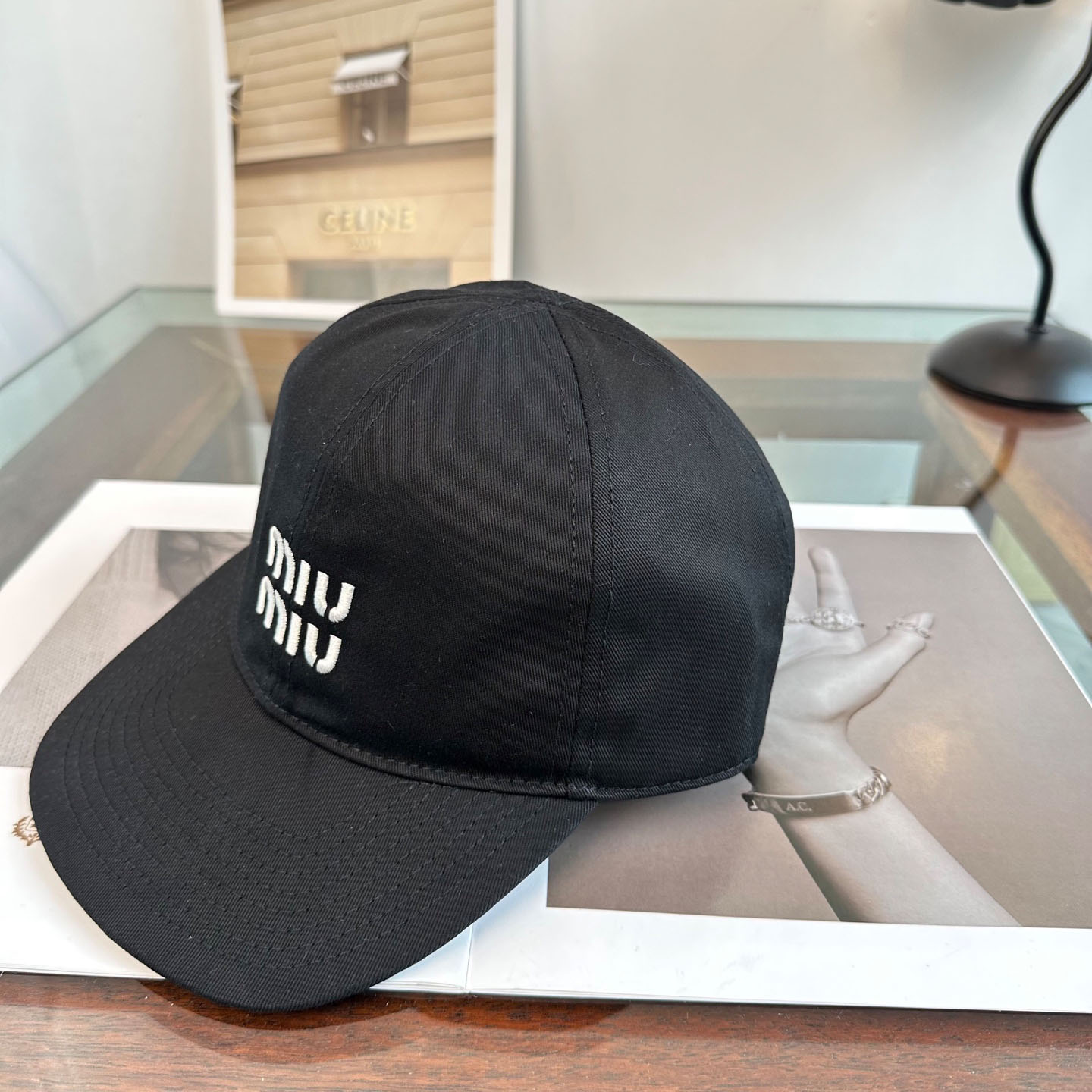 Miu Miu Denim Baseball Cap - DopestKickz