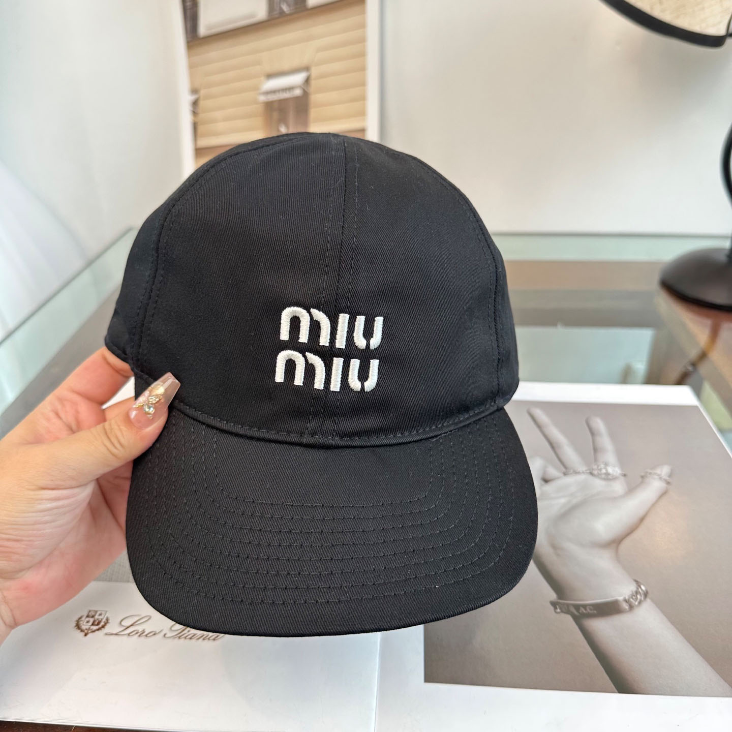 Miu Miu Denim Baseball Cap - DopestKickz