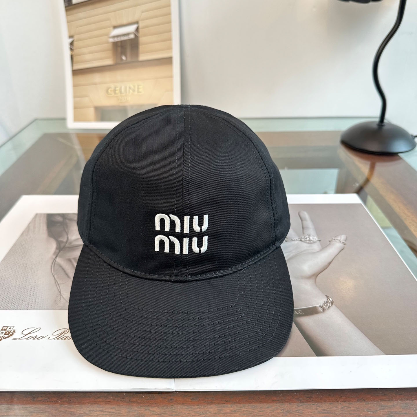 Miu Miu Denim Baseball Cap - DopestKickz