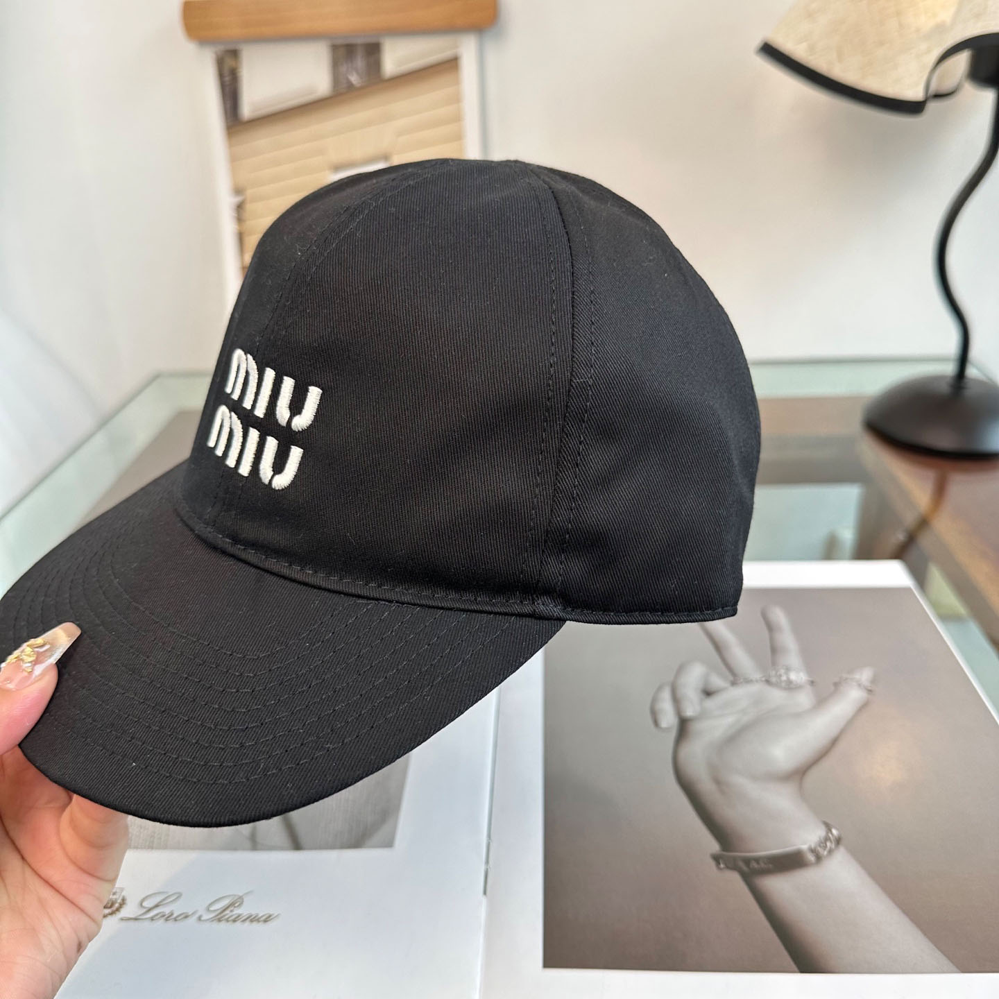 Miu Miu Denim Baseball Cap - DopestKickz