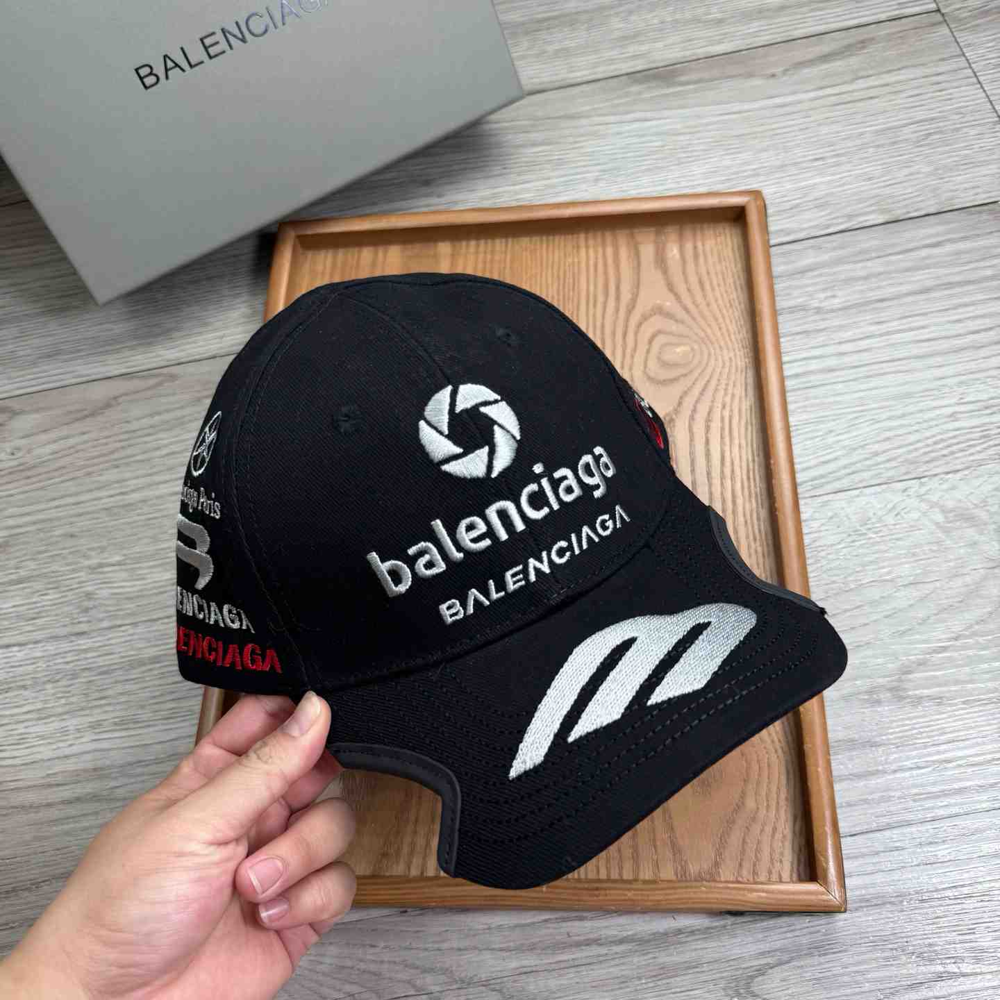 Balenciaga Top League Racer Cap Hat - DopestKickz