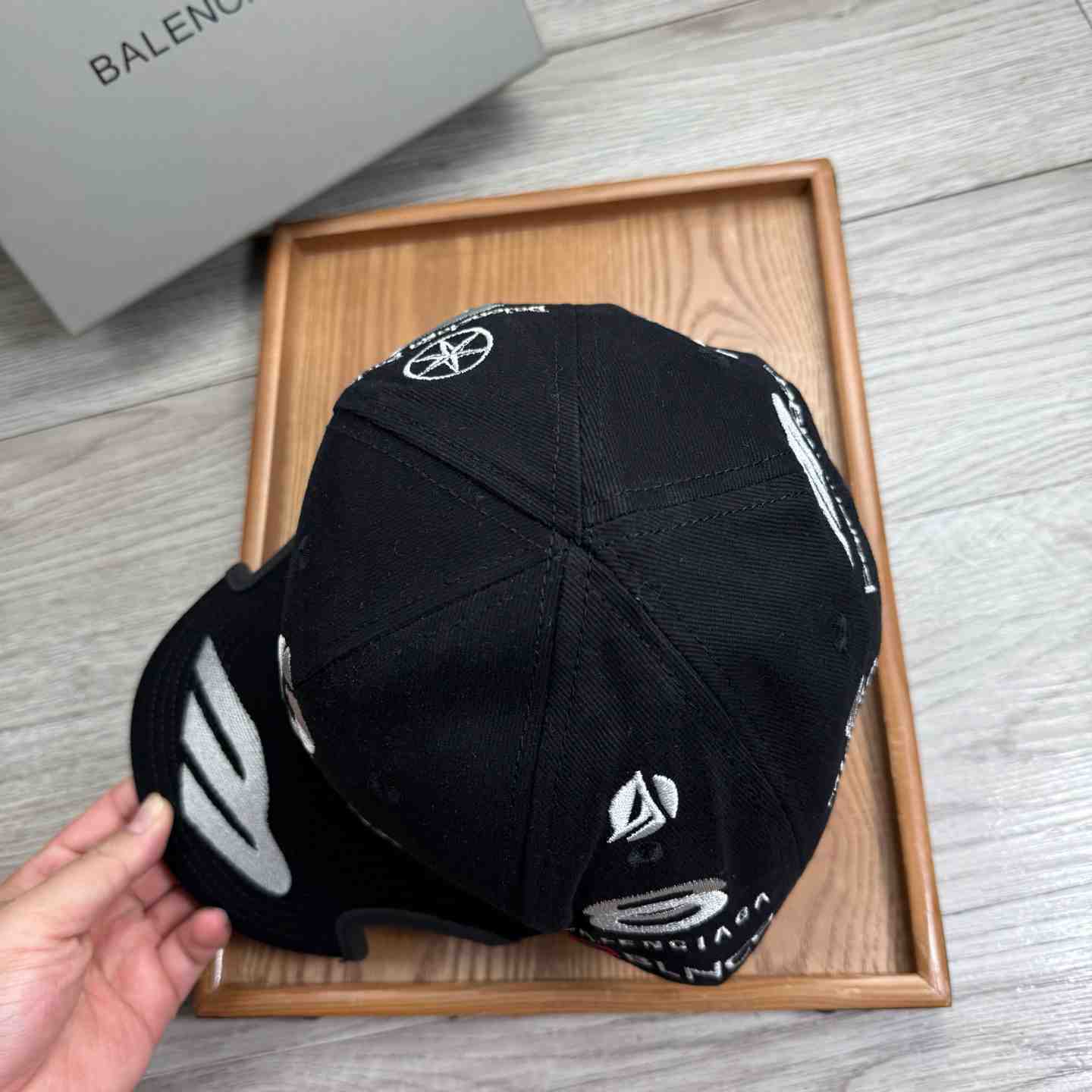 Balenciaga Top League Racer Cap Hat - DopestKickz