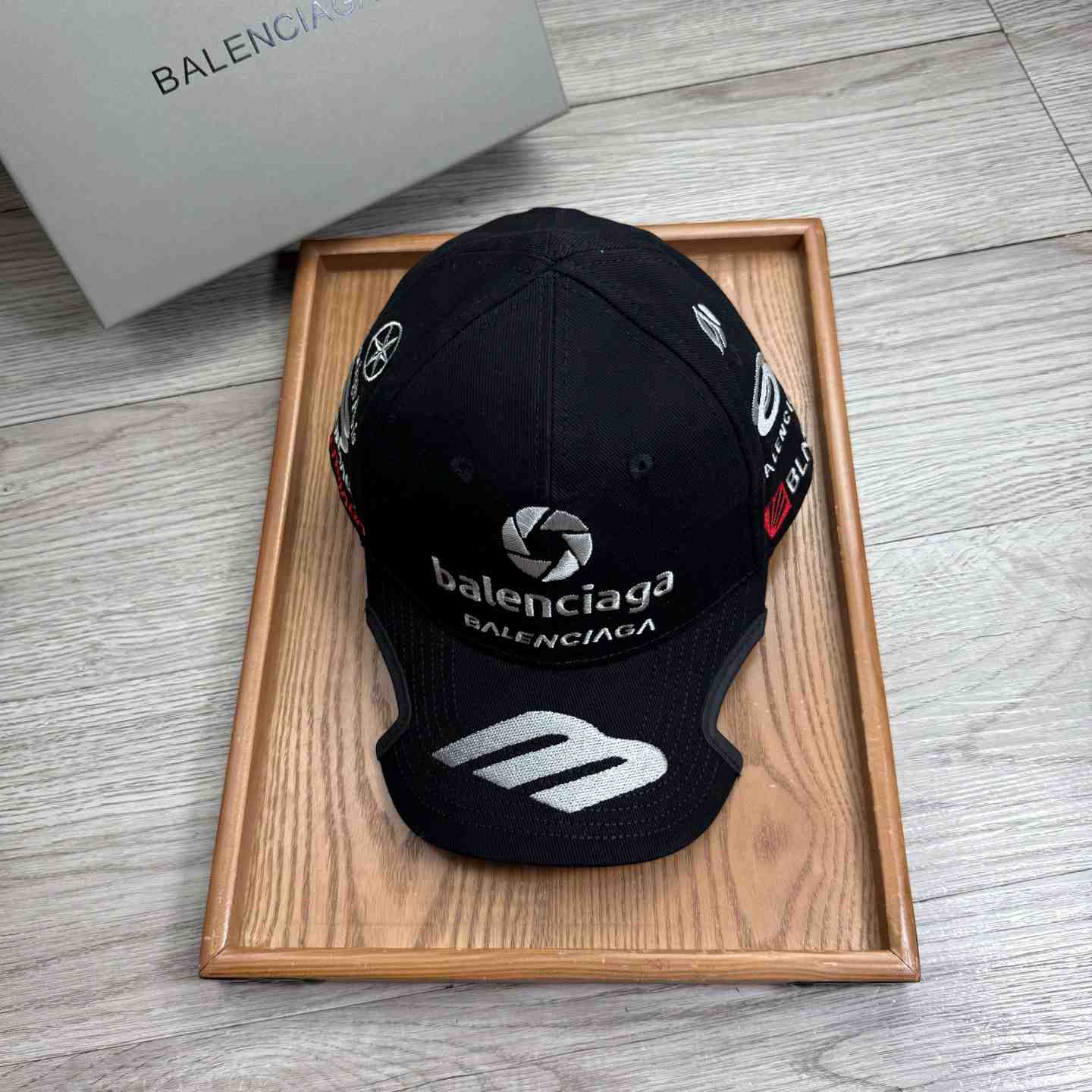 Balenciaga Top League Racer Cap Hat - DopestKickz