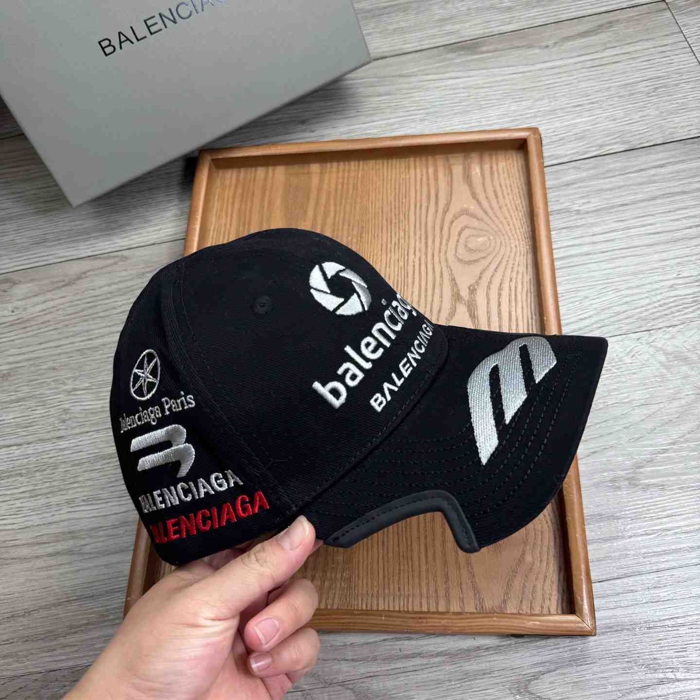 Balenciaga Top League Racer Cap Hat - DopestKickz