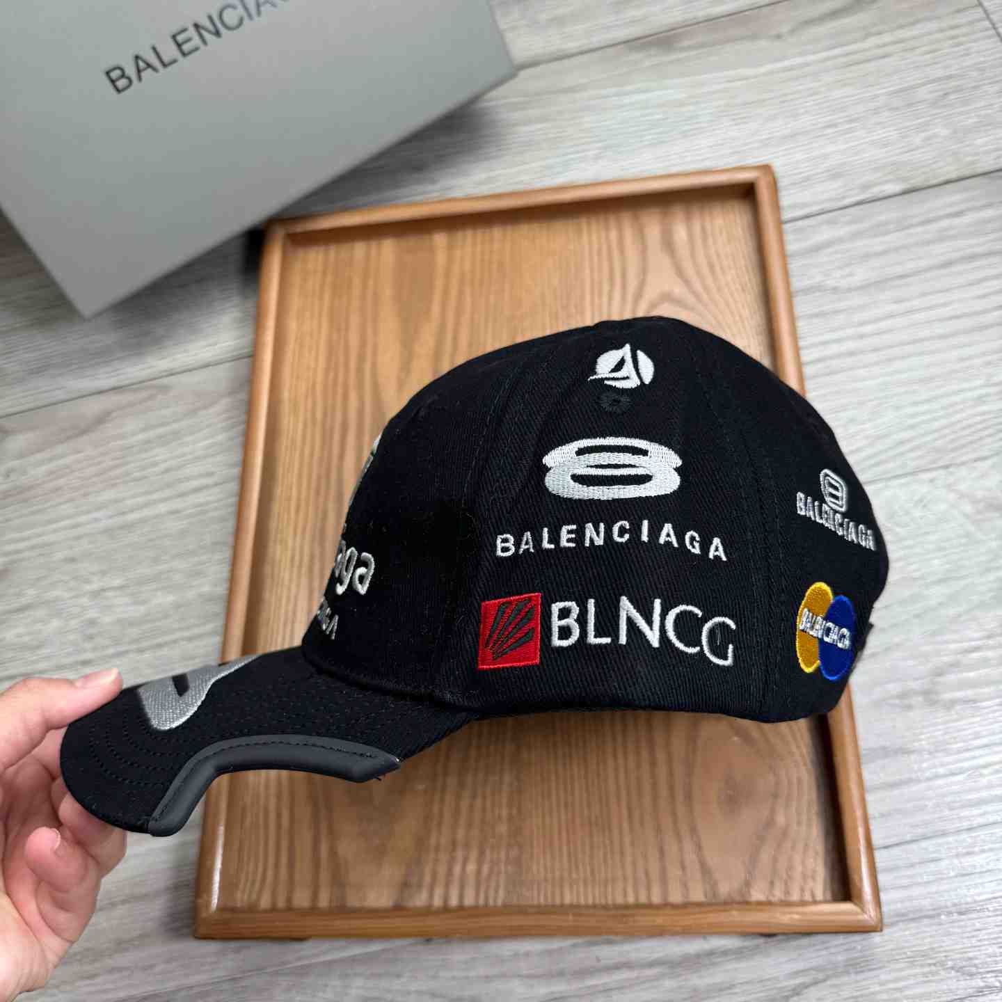 Balenciaga Top League Racer Cap Hat - DopestKickz