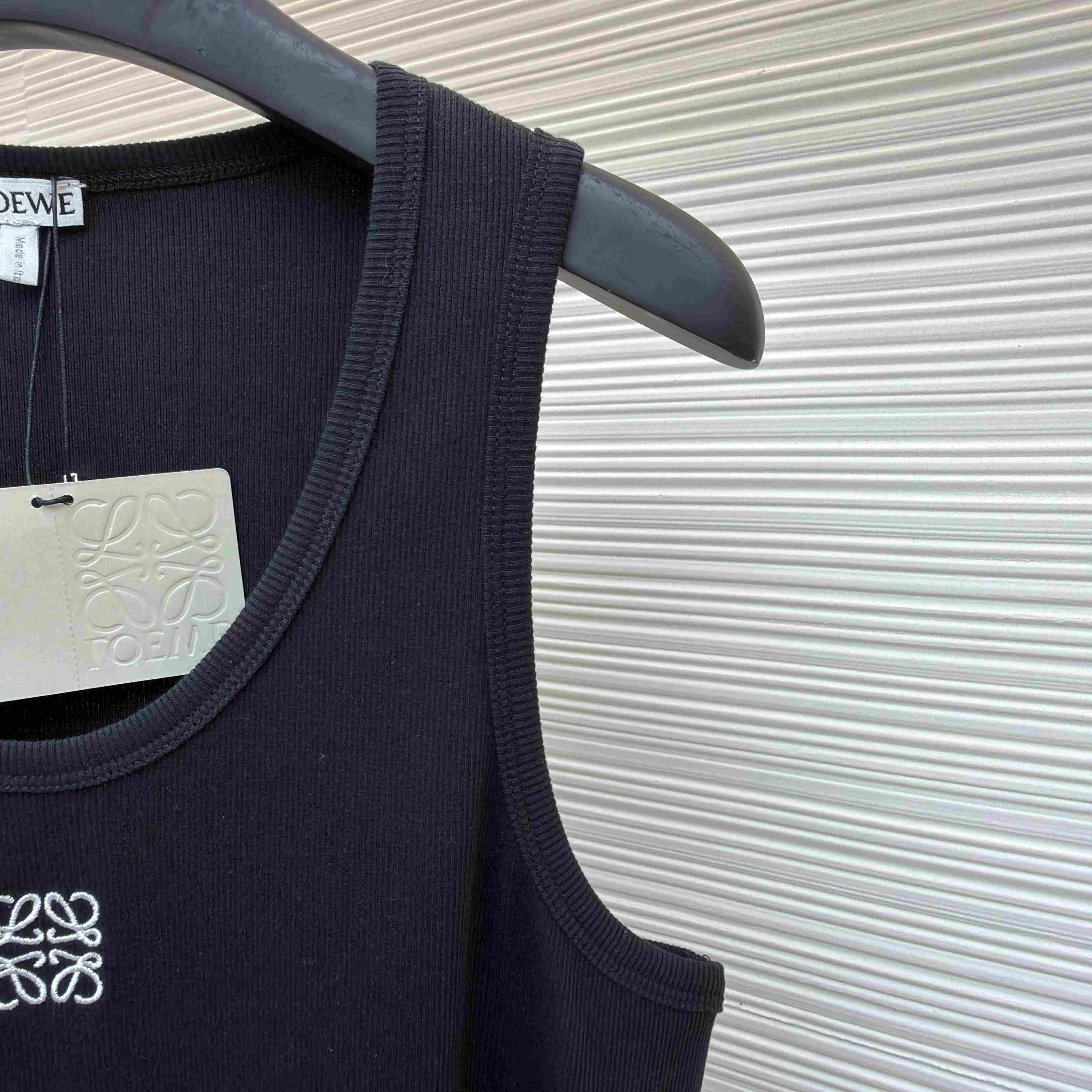Loewe Anagram Tank Top 'Black' - DopestKickz