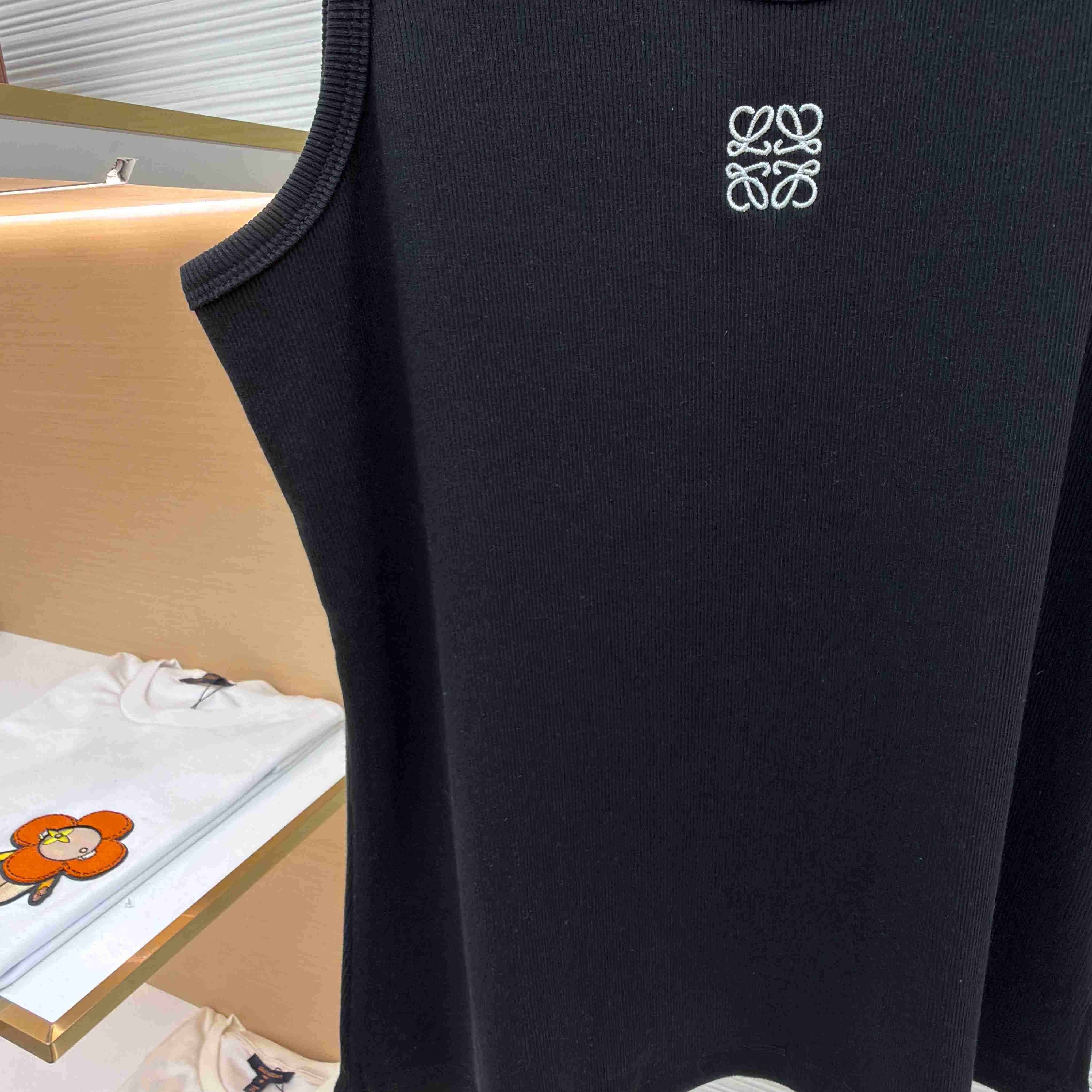 Loewe Anagram Tank Top 'Black' - DopestKickz