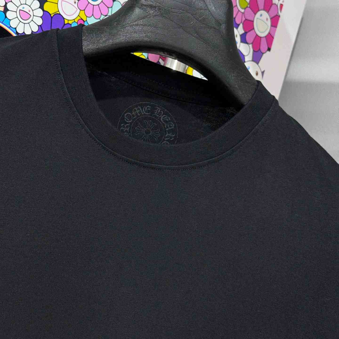 Chrome Hearts Scroll Logo Pocket T-Shirt - DopestKickz