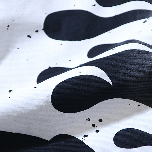 Hellstar Studios Cartoon Logo Glitter Logo T-Shirt 'Black' - DopestKickz