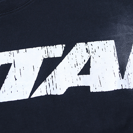 Hellstar Studios Cartoon Logo Glitter Logo T-Shirt 'Black' - DopestKickz