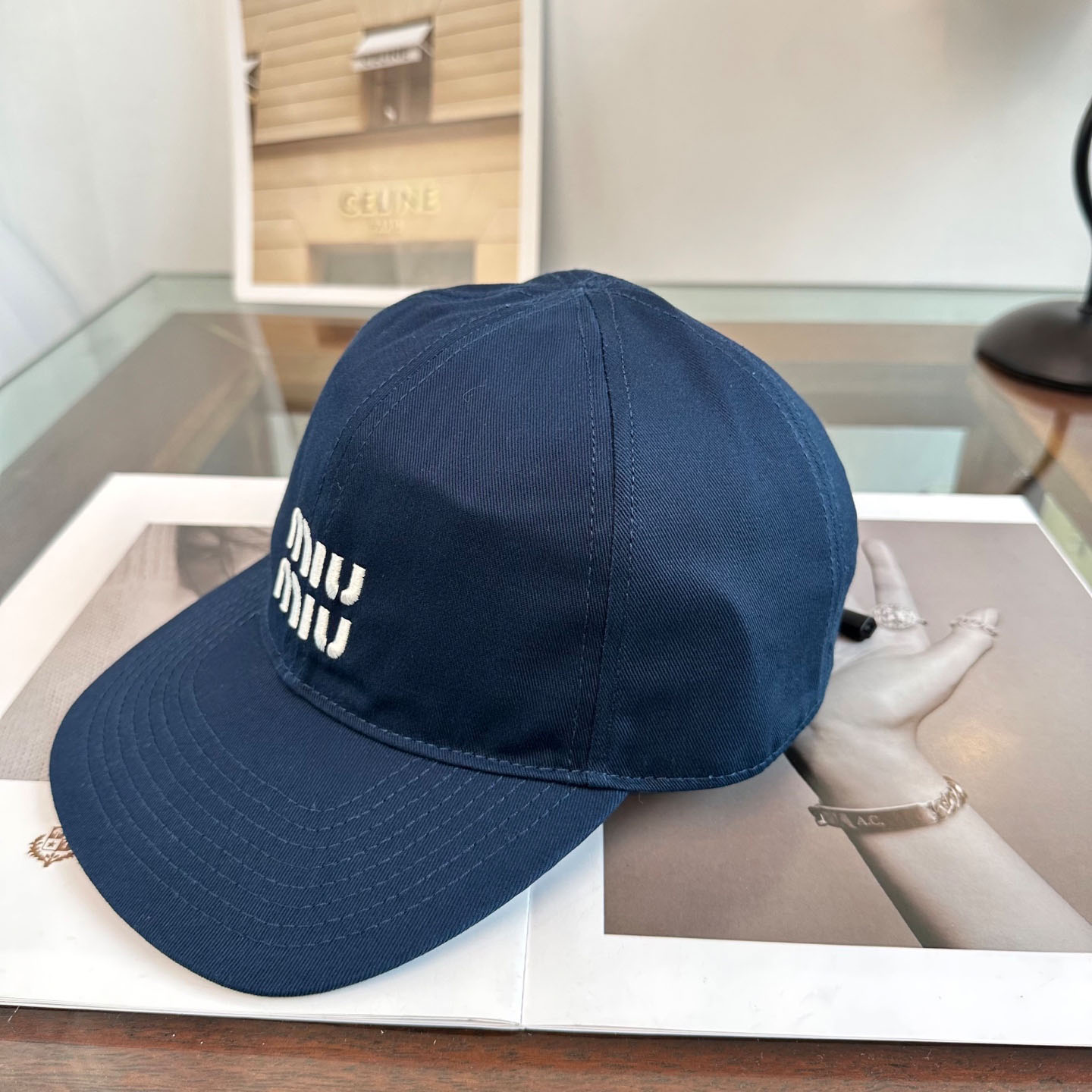 Miu Miu Denim Baseball Cap - DopestKickz
