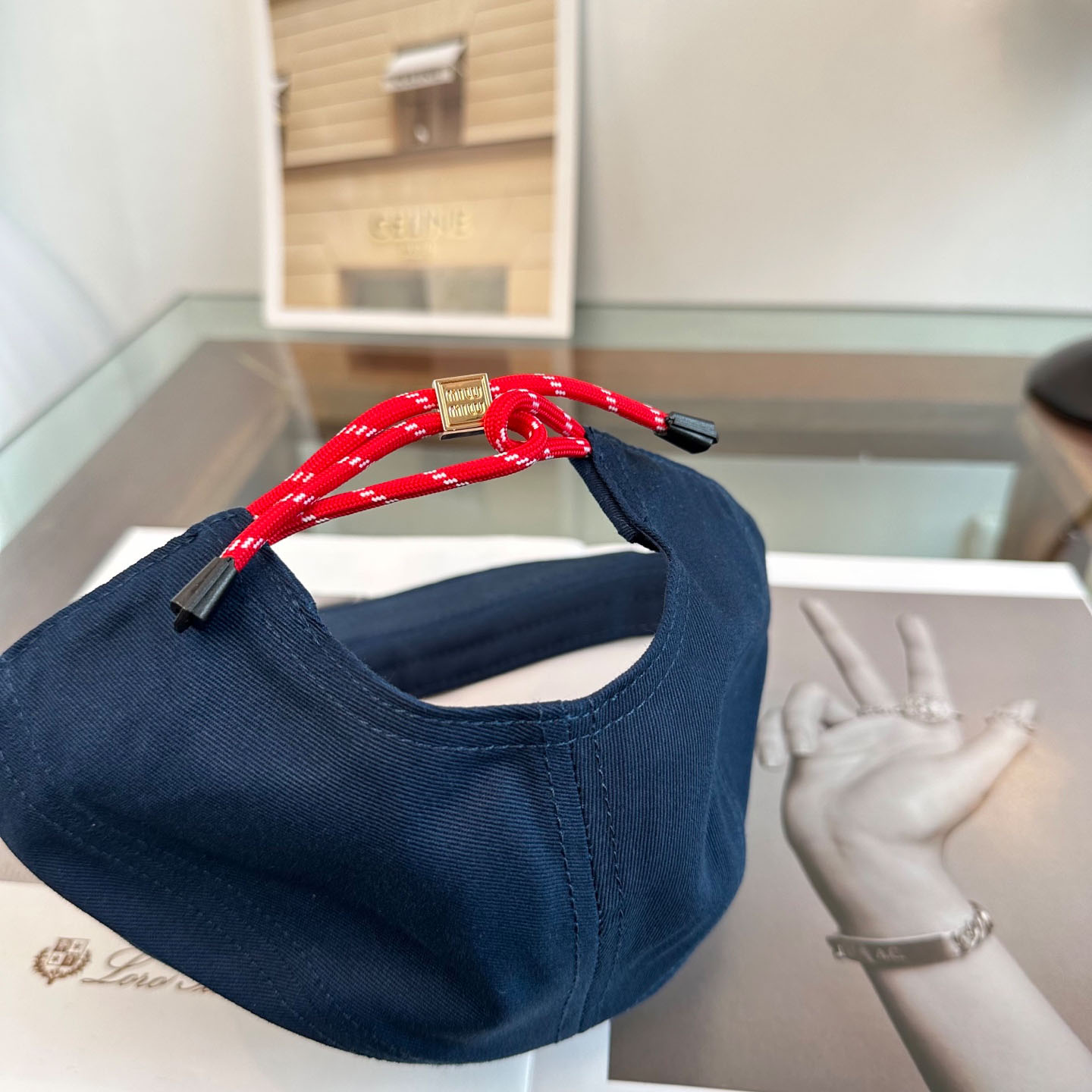 Miu Miu Denim Baseball Cap - DopestKickz