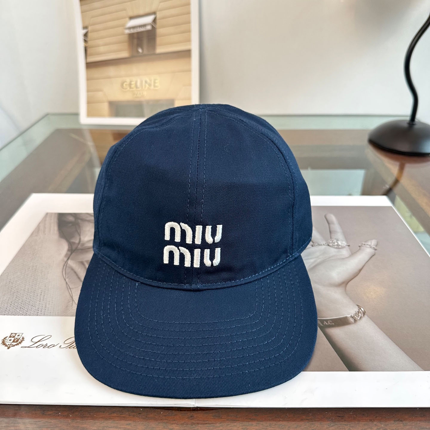 Miu Miu Denim Baseball Cap - DopestKickz
