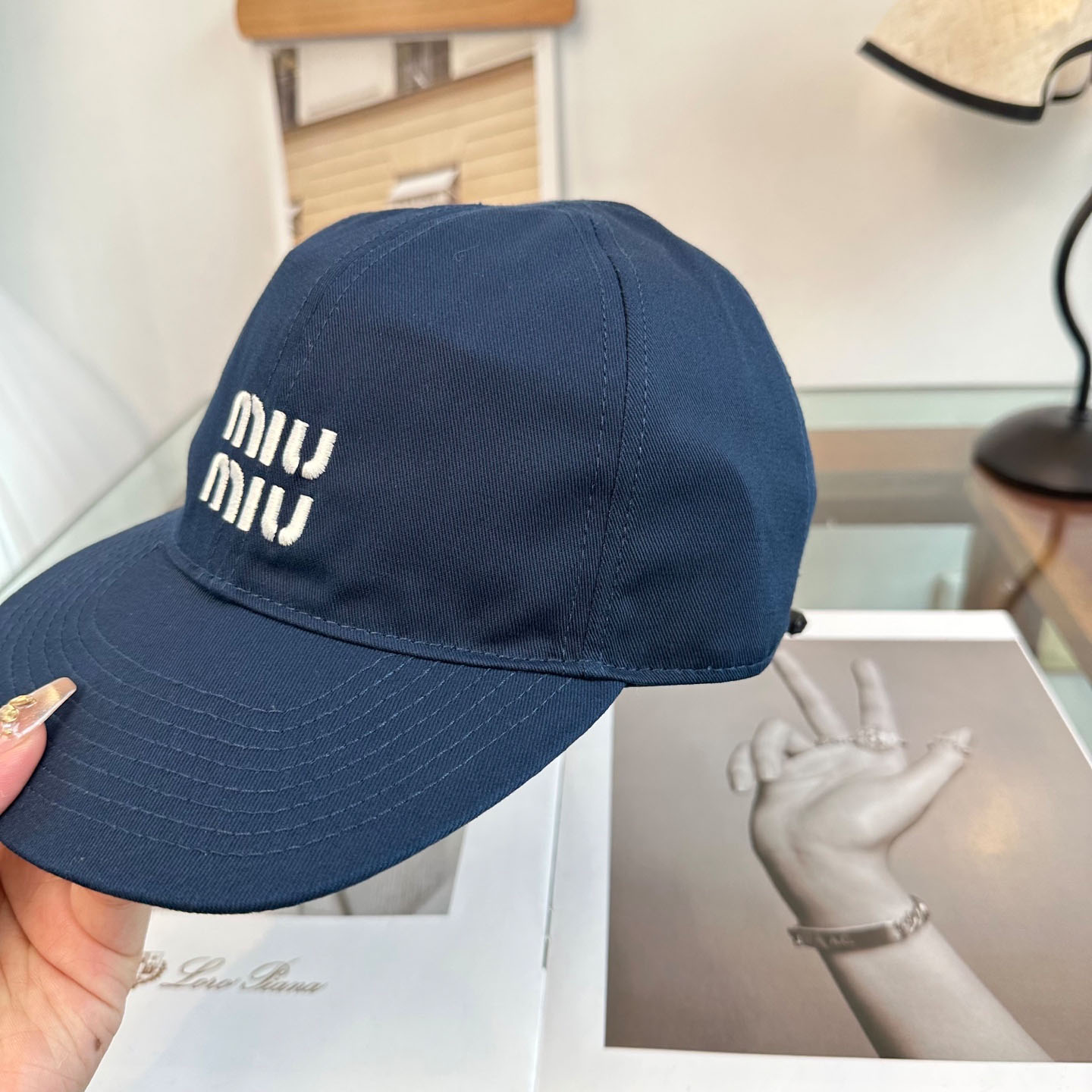 Miu Miu Denim Baseball Cap - DopestKickz