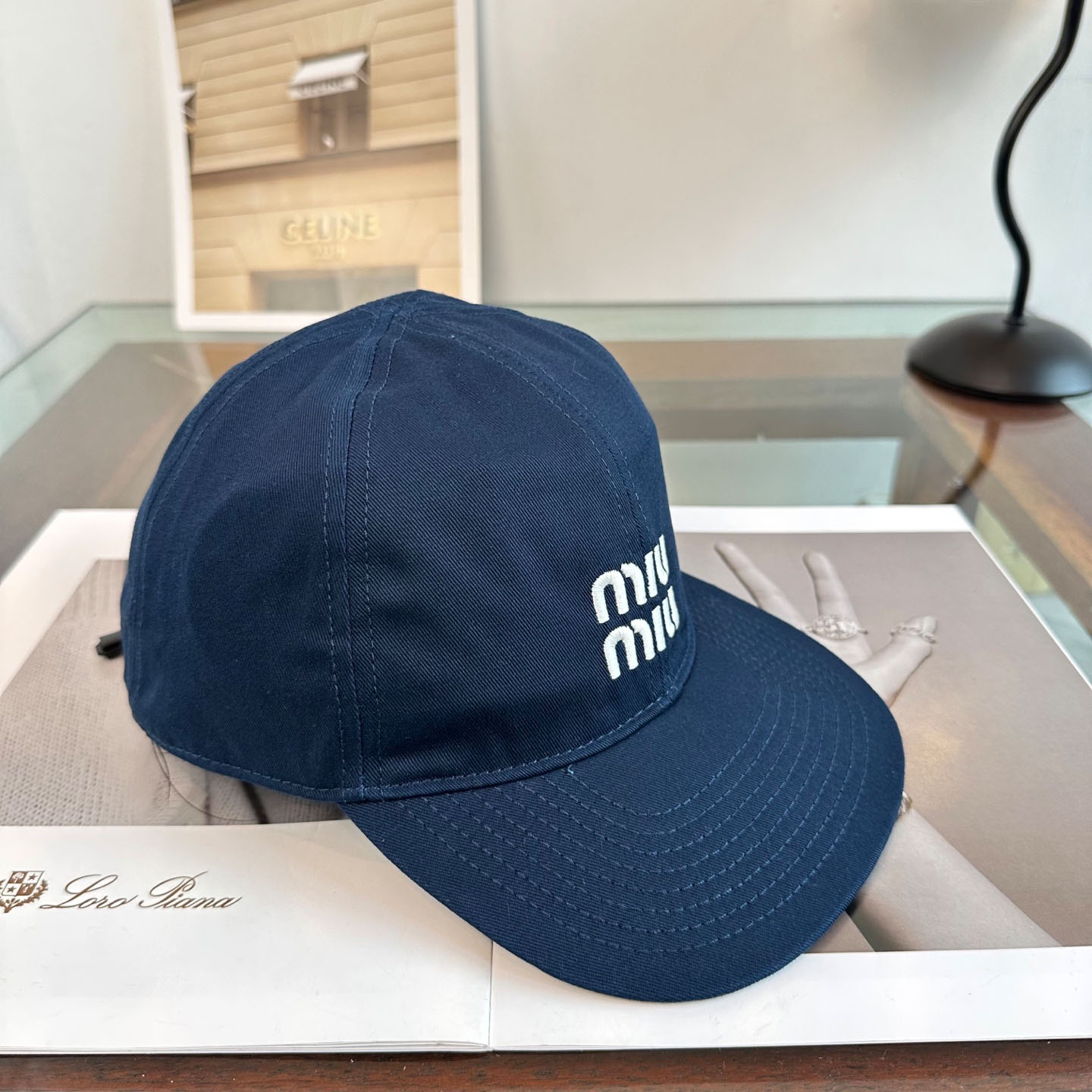 Miu Miu Denim Baseball Cap - DopestKickz