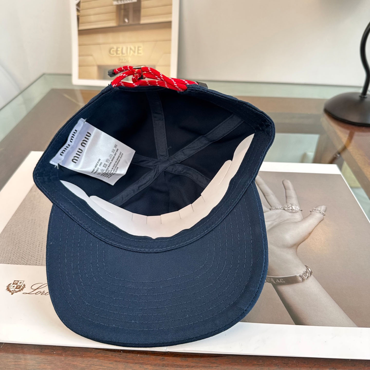 Miu Miu Denim Baseball Cap - DopestKickz