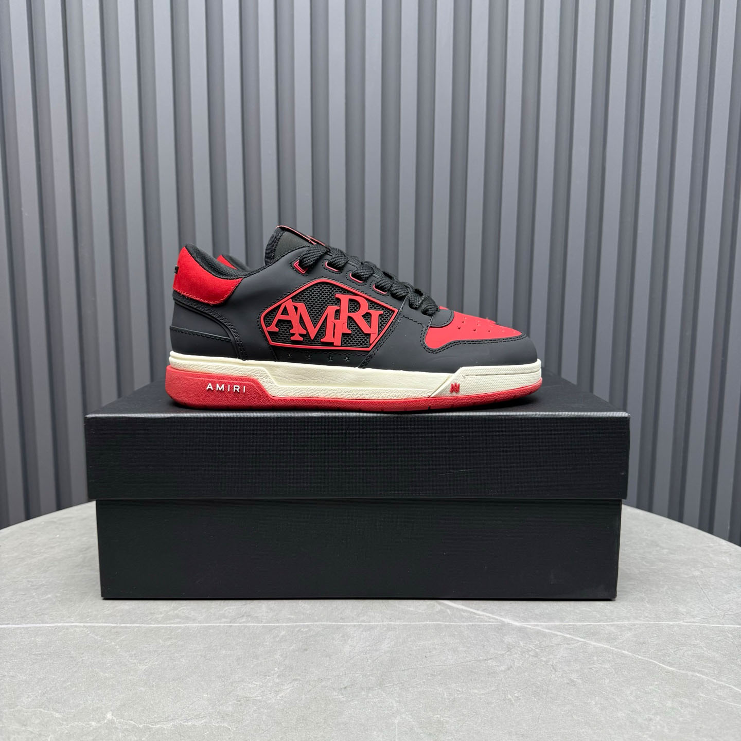 Amiri Classic Low 'True Red' Sneakers - DopestKickz