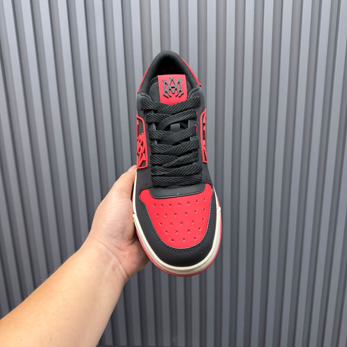 Amiri Classic Low 'True Red' Sneakers - DopestKickz