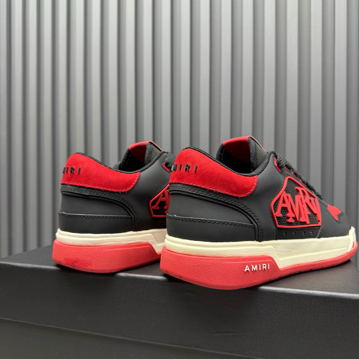 Amiri Classic Low 'True Red' Sneakers - DopestKickz